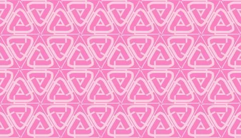 Pattern with polygonal geometric elements. Vector Seamless illustration. Temp Illustrazione stock