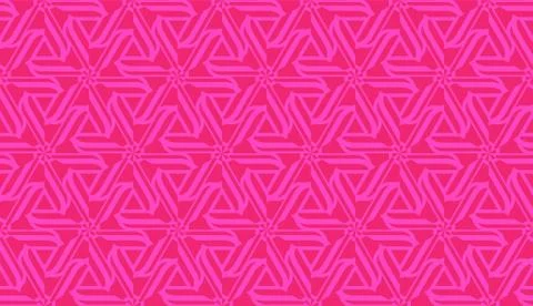 Pattern with polygonal geometric elements. Vector Seamless illustration. Temp Stock Illustration