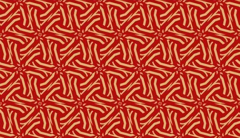 Pattern with polygonal geometric elements. Vector Seamless illustration. Temp Stock Illustration