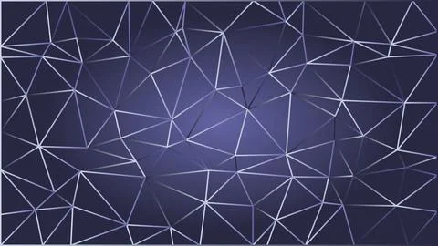 The pattern is polygonal in the proportion of 16 by 9. Abstraction. Monochr.. Illustrazione stock