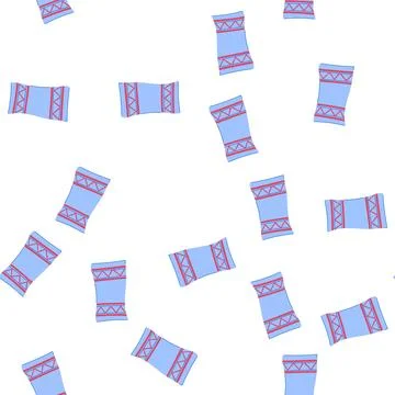 Pattern pool beach towel cartoon vector Stock Illustration