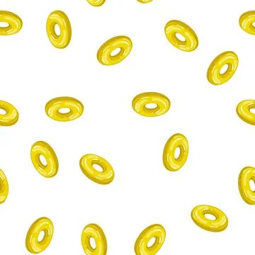 Pattern pool inflatable ring cartoon vector イラスト素材