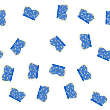 Pattern pool swimsuit men cartoon vector Stockillustratie