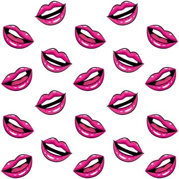 Pattern pop art comic cartoon Stockillustratie