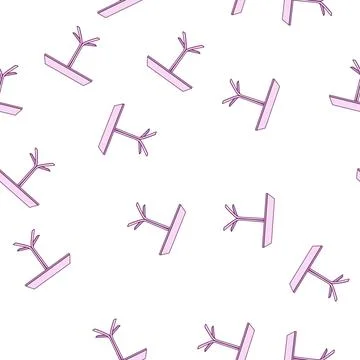 Pattern por plastic table cartoon vector Stock Illustration