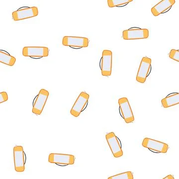 Pattern portable compression bag cartoon vector Stock Illustration