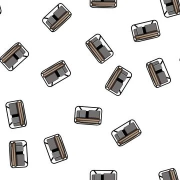 Pattern Portable electric generator providing reliable energy supply Stock Illustration