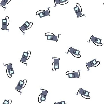 Pattern portable gas detector measuring air quality イラスト素材