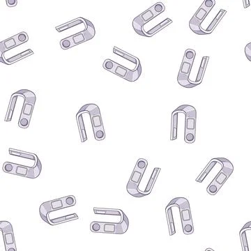 Pattern portable multi device charging station cartoon vector Stockillustratie