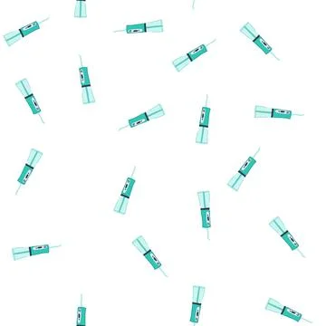 Pattern portable oral irrigator for daily dental hygiene Stock Illustration