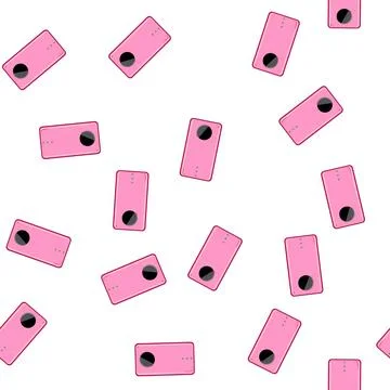 Pattern portable power bank wireless cartoon vector Stock Illustration