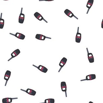 Pattern portable radio transceiver for two way communication Illustrazione stock
