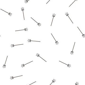 Pattern poseidon trident magic cartoon vector イラスト素材