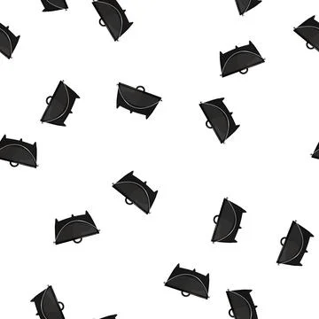 Pattern pot iron skillet cartoon vector Stock Illustration