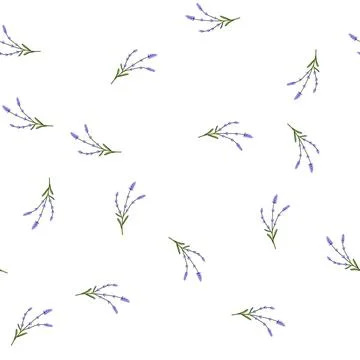 Pattern pot lavender cartoon vector Stock Illustration