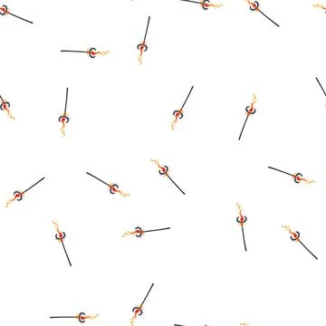Pattern potion magic wizard stick cartoon vector Stock Illustration
