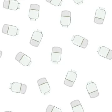Pattern pottery vase flower ceramic cartoon vector Ilustración de archivo