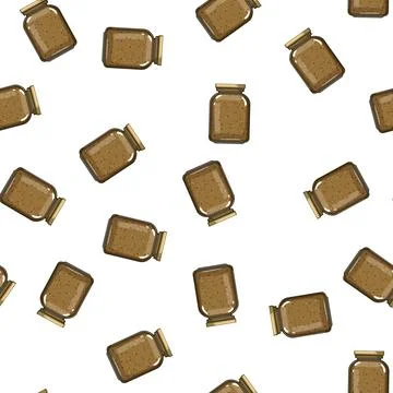 Pattern powder coffee soluble cartoon vector Stock Illustration