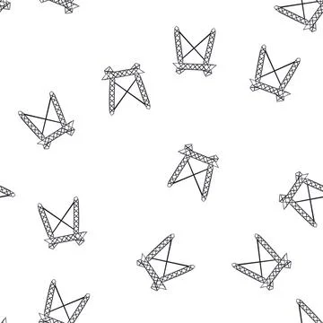 Pattern power electric pylon cartoon vector Stock Illustration