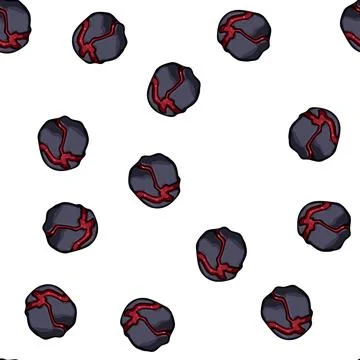 Pattern power fire ball cartoon vector 스톡 일러스트