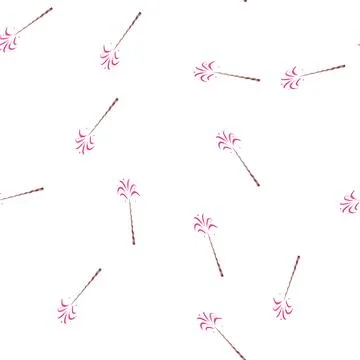 Pattern power magic stick cartoon vector Illustrazione stock