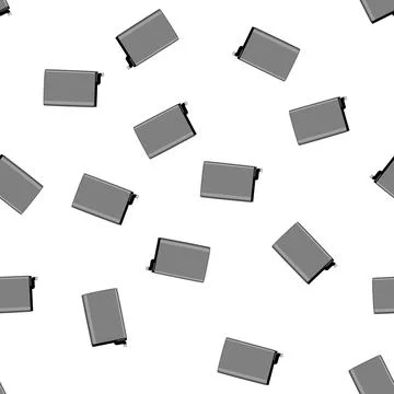Pattern power mobile phone battery cartoon vector 스톡 일러스트