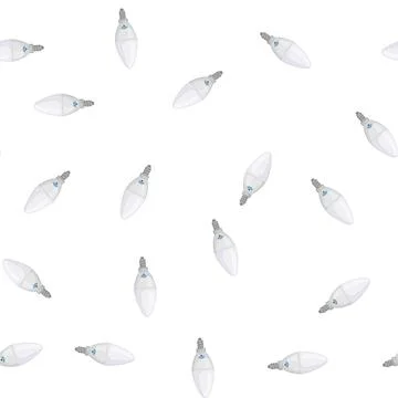 Pattern power smart light bulb cartoon vector Stockillustratie