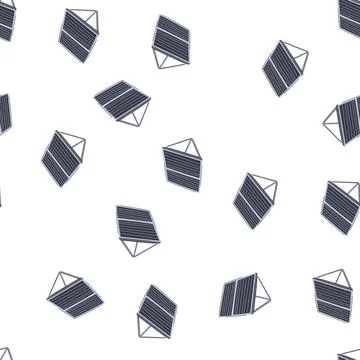 Pattern power solar panel cartoon vector 스톡 일러스트