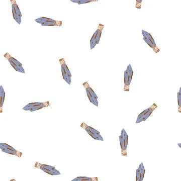Pattern prehistoric arrowhead cartoon vector Stock Illustration
