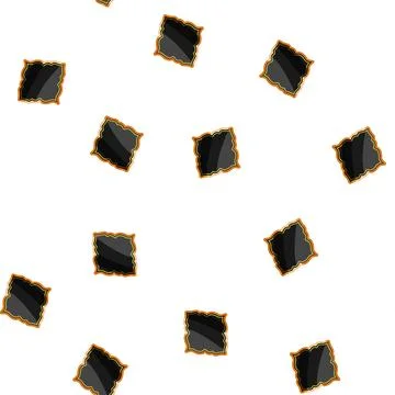 Pattern premium label golden luxury cartoon vector Stock Illustration
