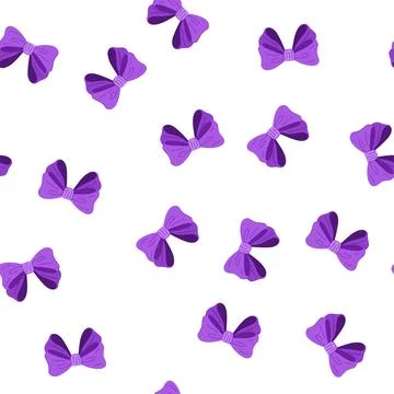 Pattern present bright bow cartoon vector Stock Illustration
