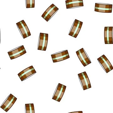 Pattern preservation tin can cartoon vector Stock Illustration