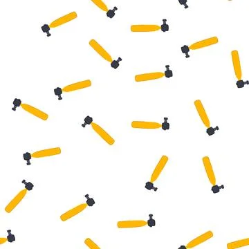 Pattern pressure diving cylinder cartoon vector Illustrazione stock