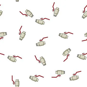 Pattern pressure plumbing valve cartoon vector Stock Illustration