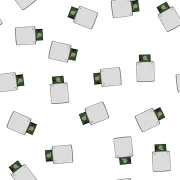 Pattern print compact photo printer cartoon vector Stockillustratie