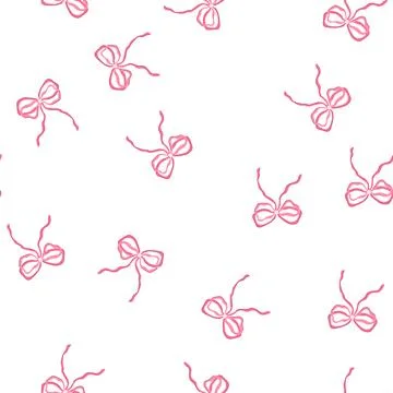 Pattern print coquette cartoon vector Stock Illustration
