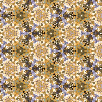 Pattern print design for embroidery and batik concept Stock Illustration