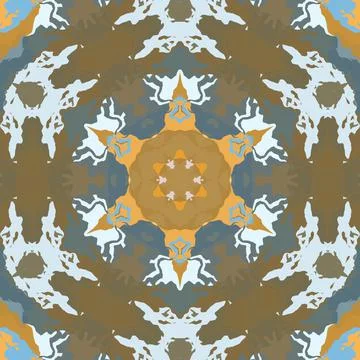 Pattern print design for embroidery and batik concept Stock Illustration