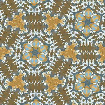Pattern print design for embroidery and batik concept Stock Illustration