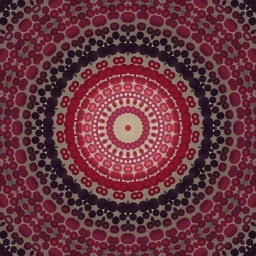 Pattern print design for embroidery and batik concept Stock Illustration