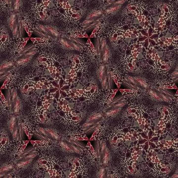 Pattern print design for embroidery and batik concept Stock Illustration