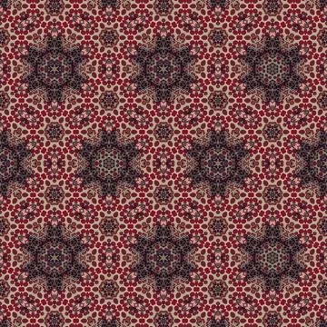 Pattern print design for embroidery and batik concept Stockillustratie