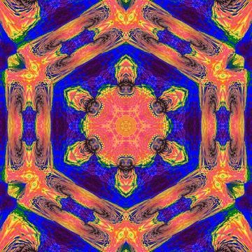 Pattern print design for embroidery and batik concept Stock Illustration