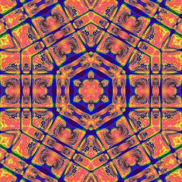 Pattern print design for embroidery and batik concept Stock Illustration