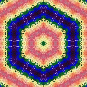 Pattern print design for embroidery and batik concept Stock Illustration