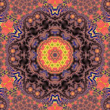 Pattern print design for embroidery and batik concept Stock Illustration