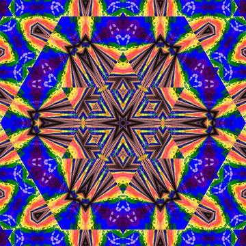 Pattern print design for embroidery and batik concept Stock Illustration