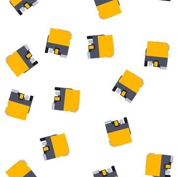 Pattern print ink cartridge cartoon vector Stockillustratie