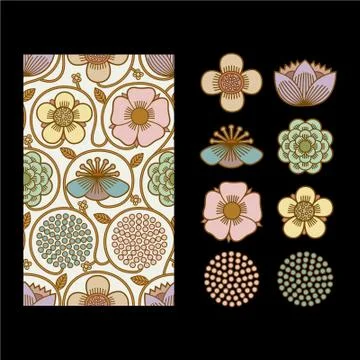 Pattern for printing Stock Illustration