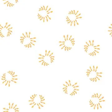 Pattern prize gold laurel cartoon vector Stock Illustration